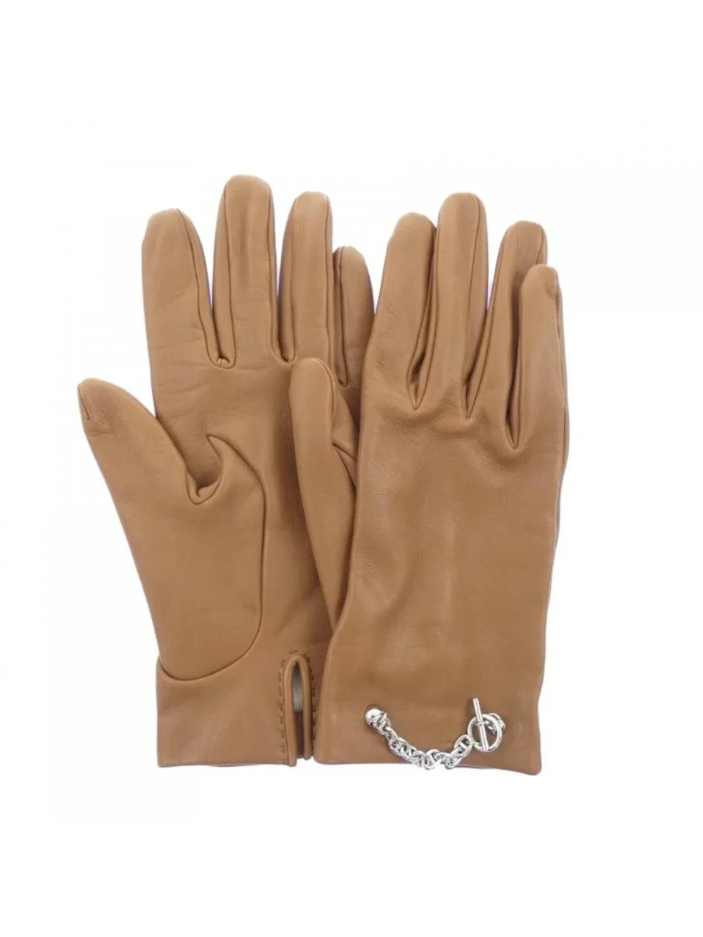 Hermes Bonnie Chaine Glove Brown